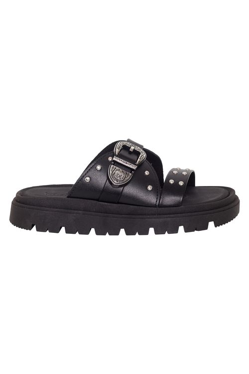 Papete Moleca Taxa de Fivela Preto