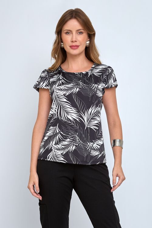 Blusa Feminina Helanca Estampada
