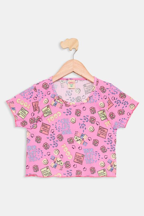 Blusa Infantil 10/16 Anos - Ribana - Rosa Neon