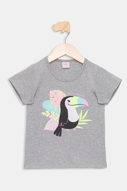 Blusa Infantil 4 a 8 Tucano Mescla
