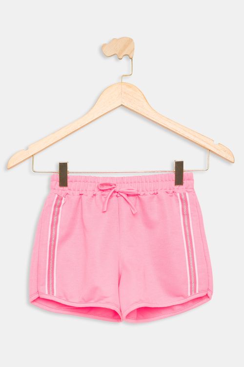 Shorts Juvenil Rosa Neon Tam 10 a 16