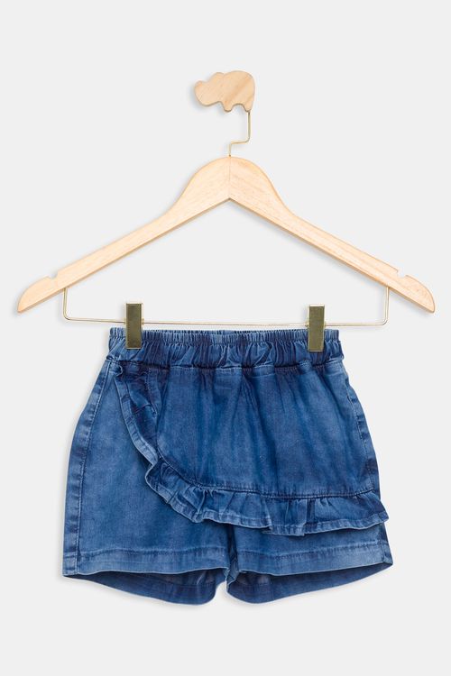 Saia shorts inf4/8nas 4505 jns bbdo jeans marmorizado