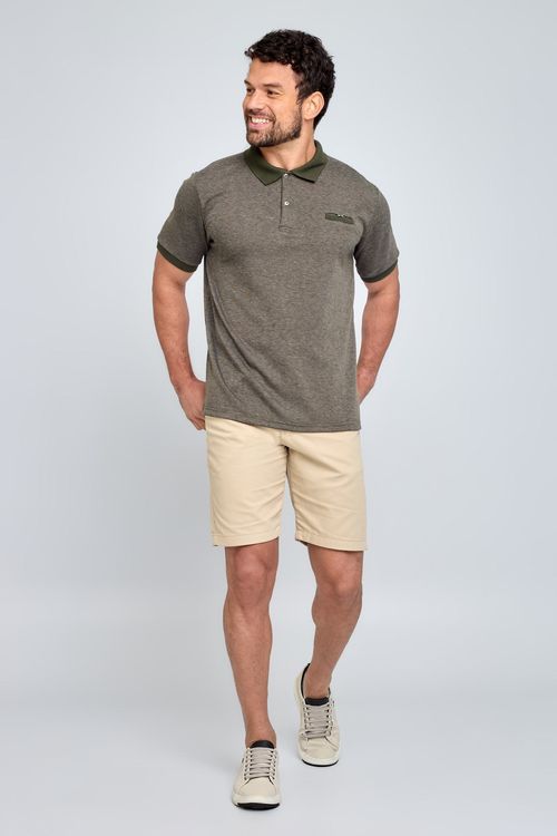 Bermuda Masculina Bege Claro