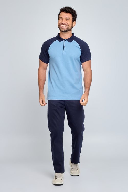 Calça Masculina Slim Marinho