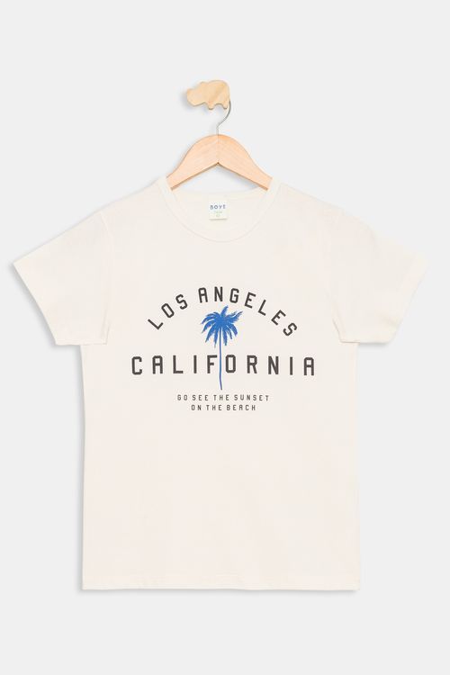 Camiseta Infantil 10 a 16 Anos - Off White