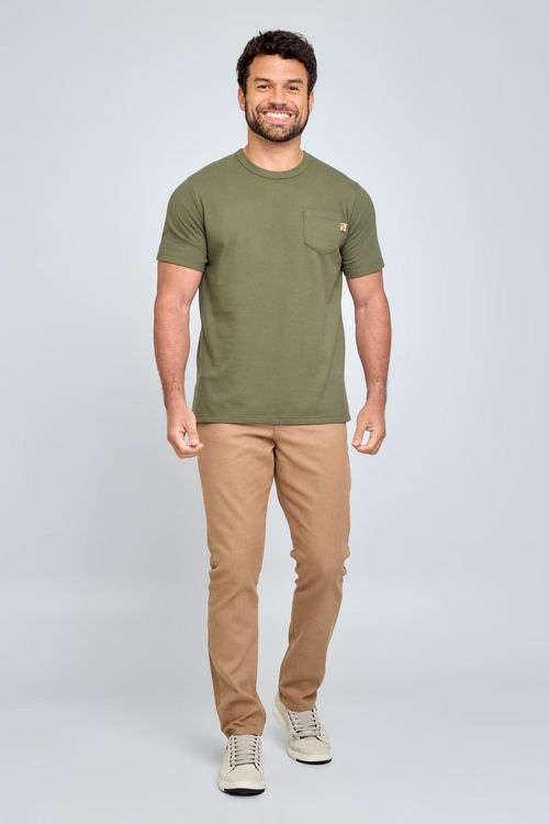 Calça Masculina Slim Marrom