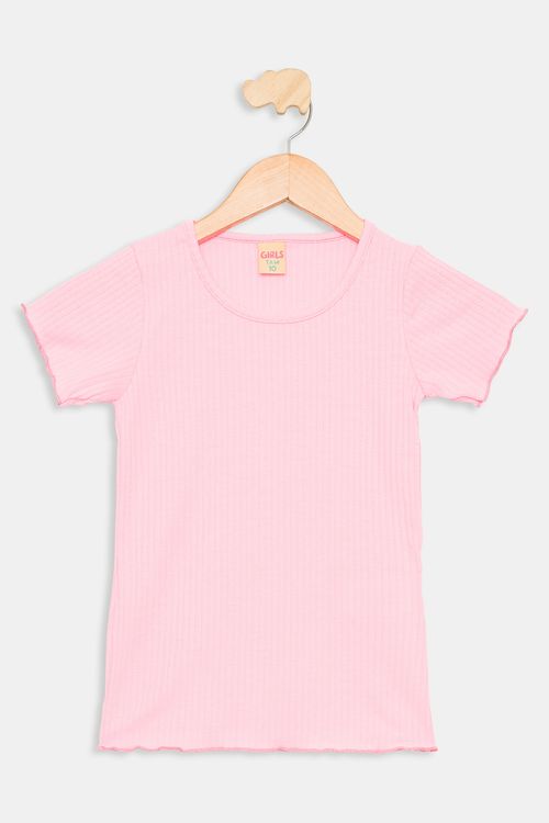 Blusa Infantil 10 a 16 Anos - Rosa Neon