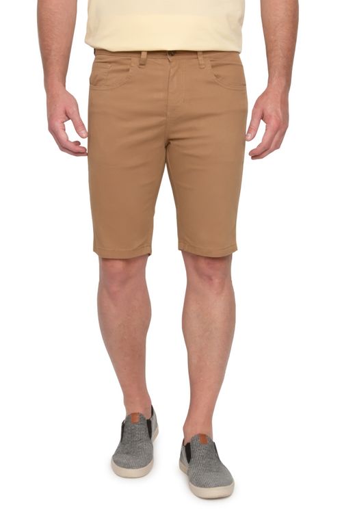 Bermuda Masculina Sarja Bege