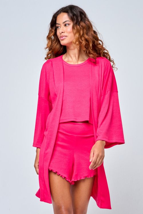 Robe Ribana Rosa Escuro
