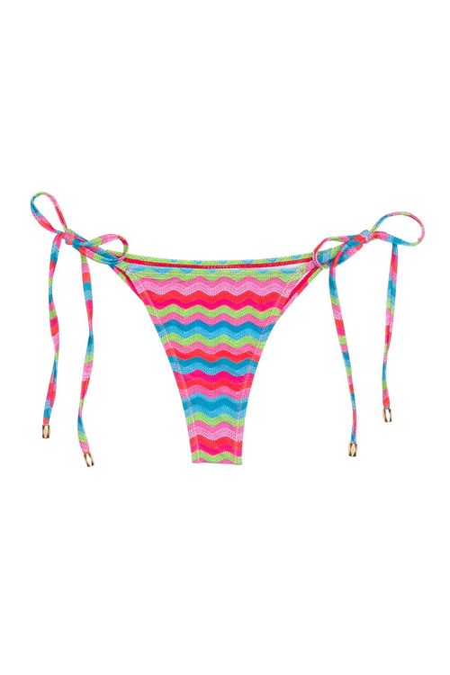 Biquíni Calcinha Estampado Tricot Colorido
