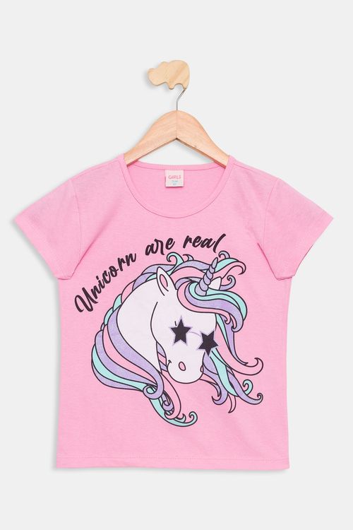 Blusa Infantil 10 a 16 Meninas Lilás Rosa Médio