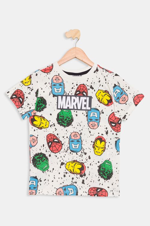 Camiseta Infantil 4 a 10 anos Meninos Marvel