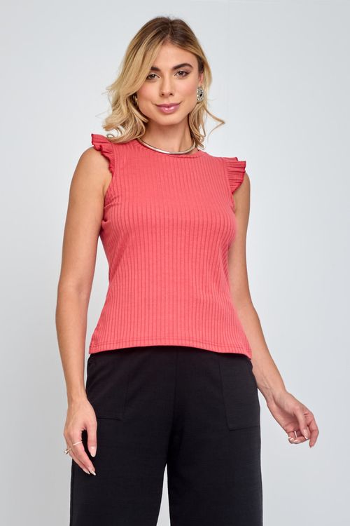 Blusa Feminina Ribana Rosa Médio