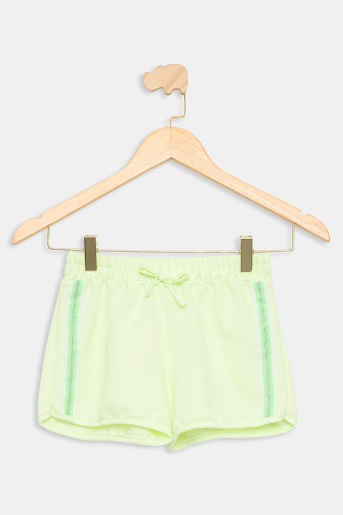 Shorts inf10/16nas 107712c rnr tape lim verde claro