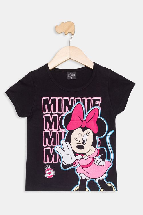 Blusa inf4/10nas 108530c minnie pto preto