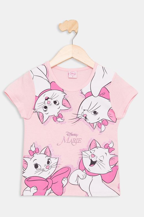 Blusa Infantil Marie Rosa Claro Tam 4 a 10