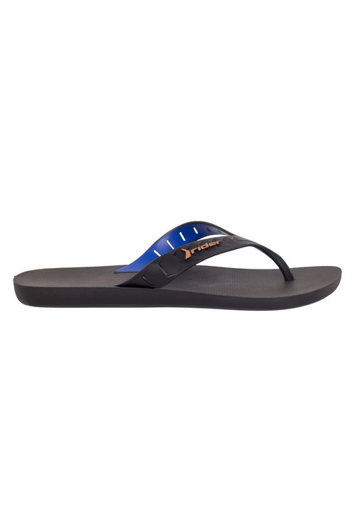 Chinelo Rider Preto e Azul