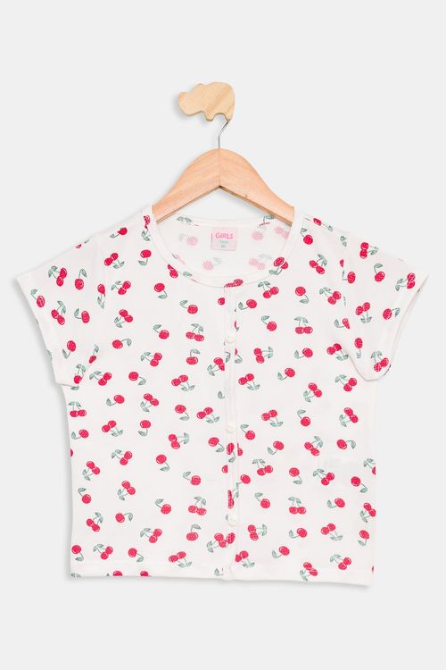 Blusa inf10/16nas rot cherry off white