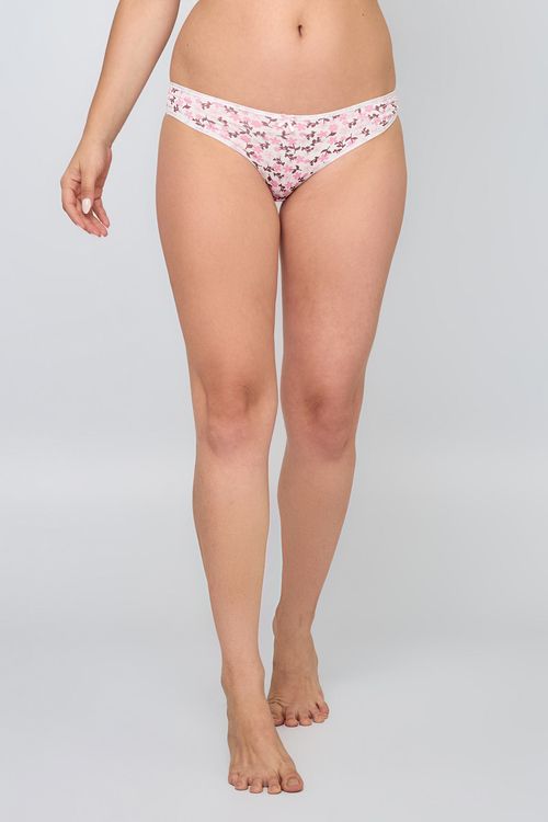 Kit 2 Calcinhas Biquíni Floral e Roxo