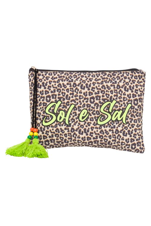 Necessaire Onça com Tassel Sortida