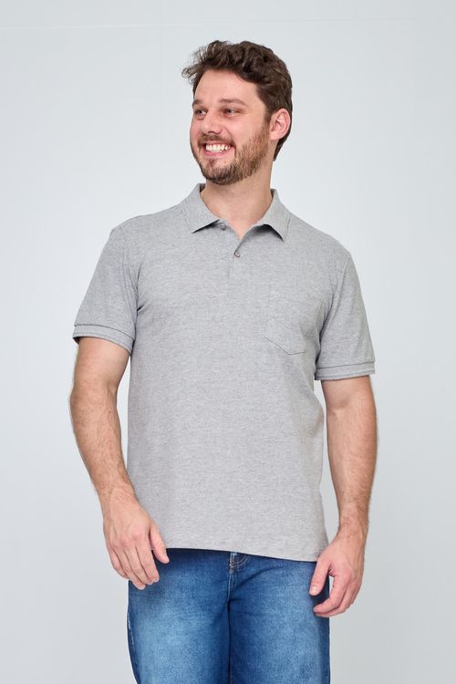 Polo Masculina Mescla