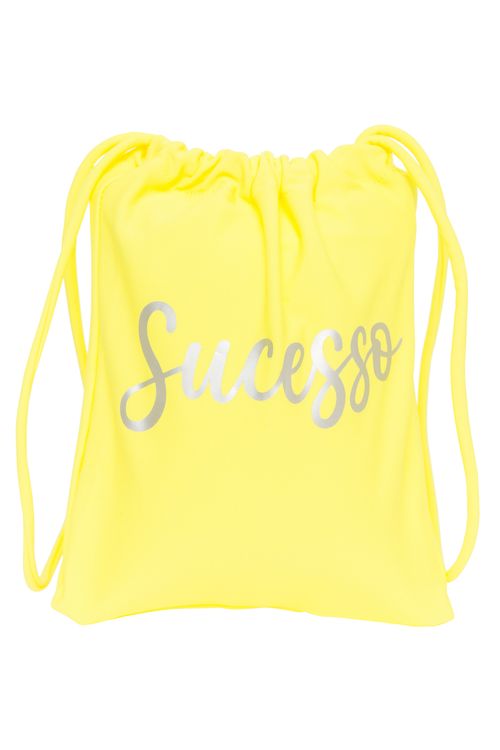 Mochila Sacola Sucesso Amarela