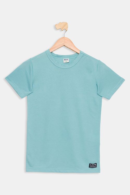 Camiseta Juvenil Verde Claro Tam 10 a 16