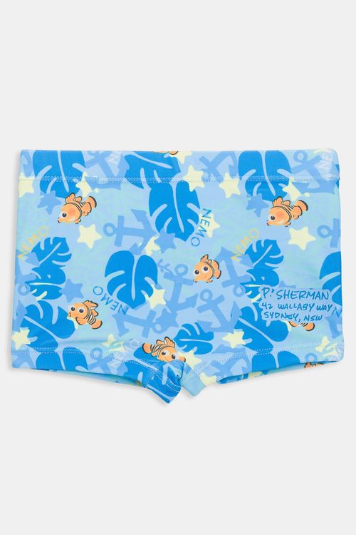Sunga Infantil Nemo Azul Tam 1 a 3