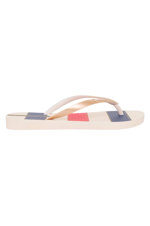 Chinelo Ipanema Navy Bege