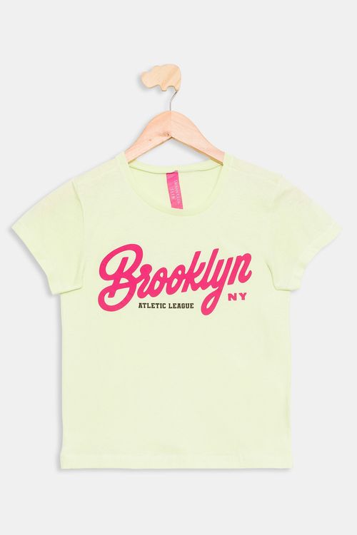 Blusa Juvenil Amarela Tam 10 a 16