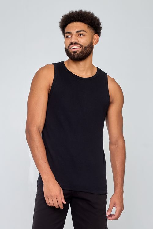 Regata Masculina Street Preta