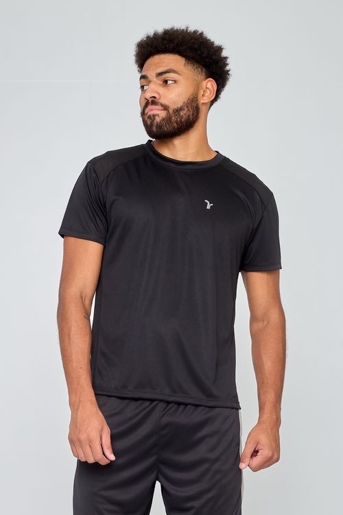 Camiseta Masculina Esportiva Preta