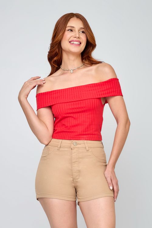 Blusa Ciganinha Feminina Romântica Vermelha