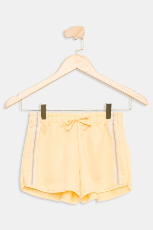 Short Juvenil Runner Amarelo Tam 10 a 16