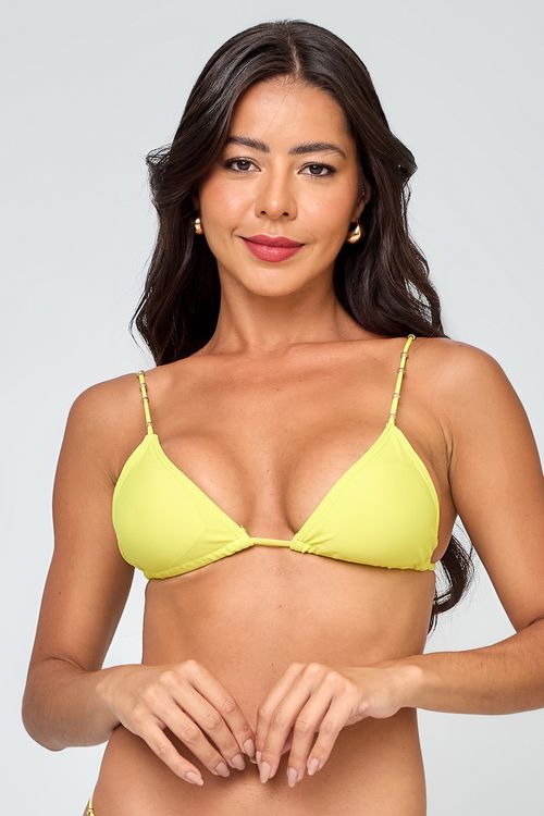 Biquíni Top Cortininha Amarelo