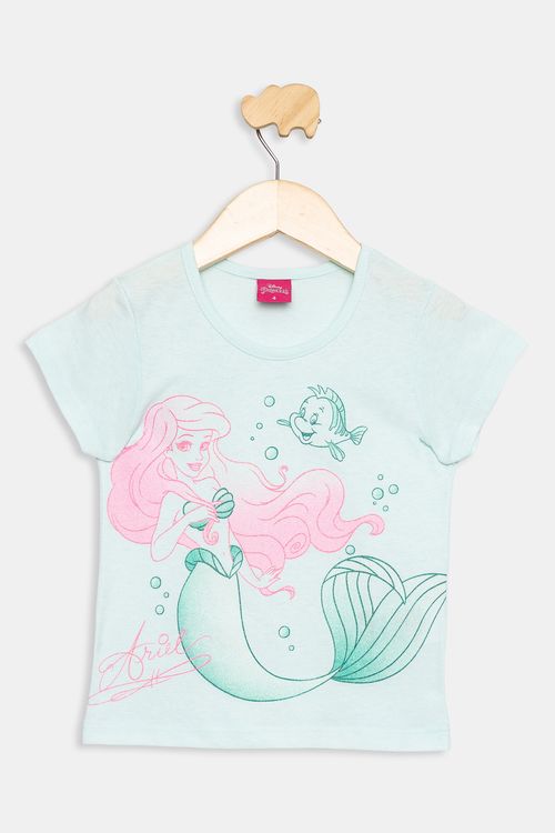 Blusa Infantil Ariel Verde Claro Tam 4 a 10
