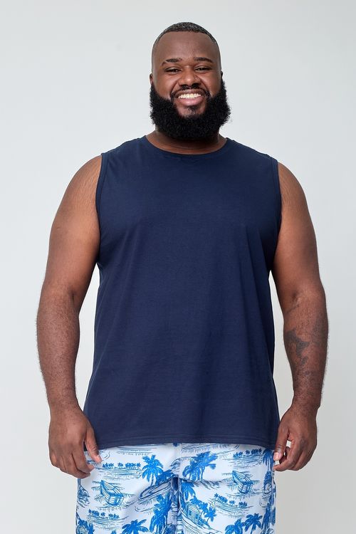 Regata Masculina Super Azul Marinho