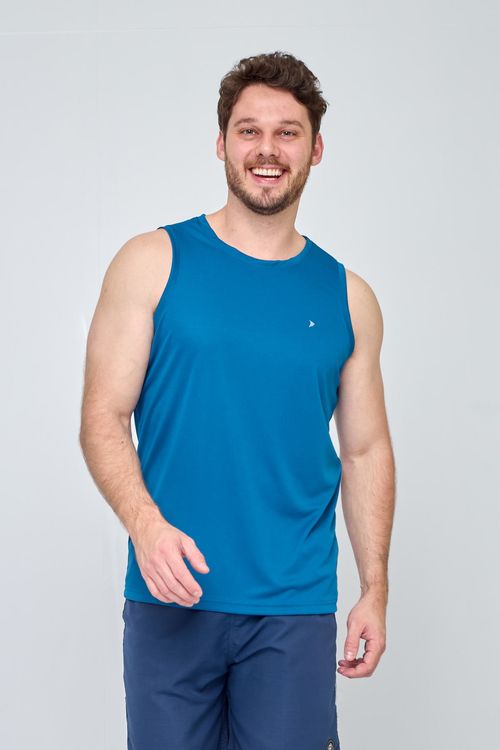Regata Masculina Esportiva Azul