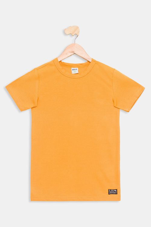 Camiseta Infantil Menino Caedu Amarelo Escuro 10-16 Anos