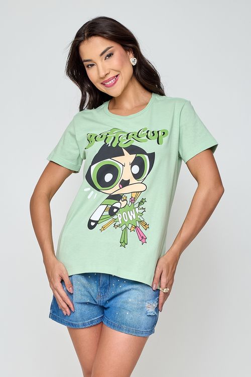 Camiseta Feminina Docinho Verde Claro