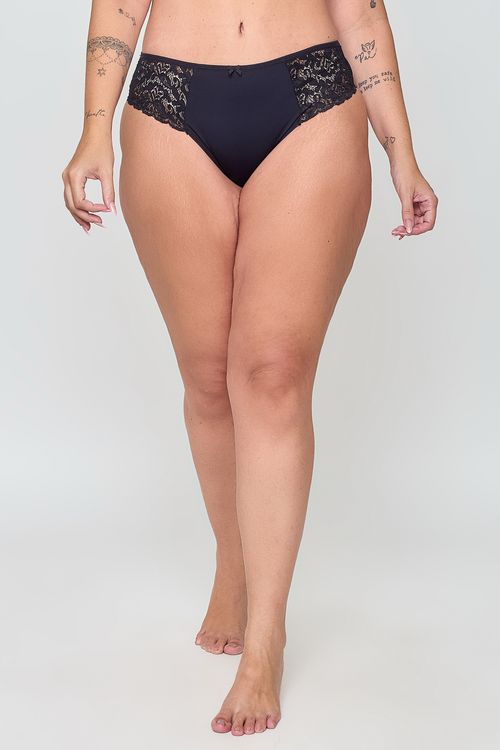 Calcinha fpm biquini micro renda pto preto