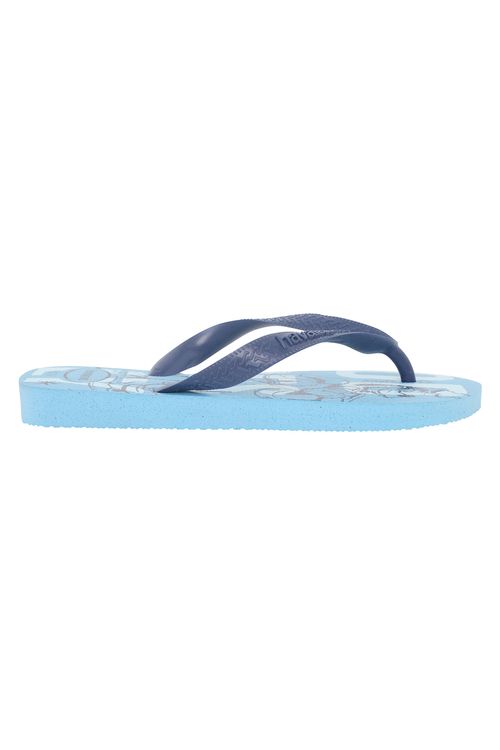 Chinelo havaianas top disney 4139412 azu azul claro