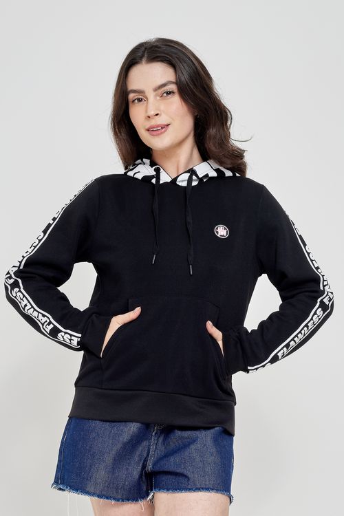 Fem fsh ffm020 top moletom flawless pret preto