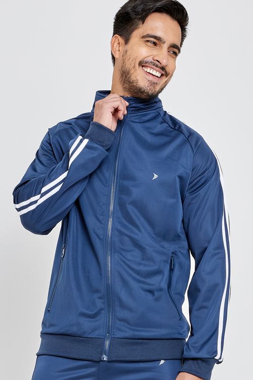 Masc esporte mej001a jaq helanca filetes azul escuro