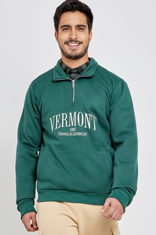 Masc trendy mtm020 mol half zip bord vde verde escuro