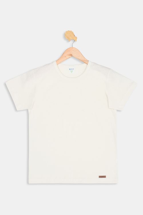 Camiseta Infantil Masculina Caedu Off White 10 a 16 Anos