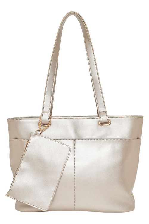 Aces fem aib063 bolsa grd lisa+mini prata