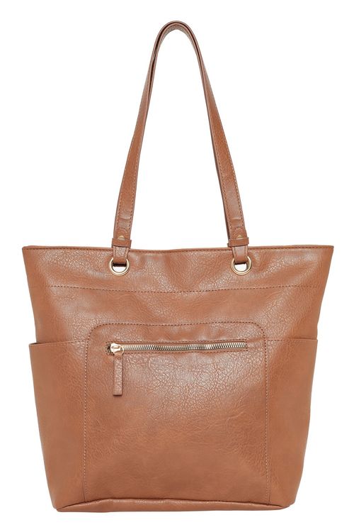 Bolsa aces fem aib036 gnd marrom ombro marrom medio