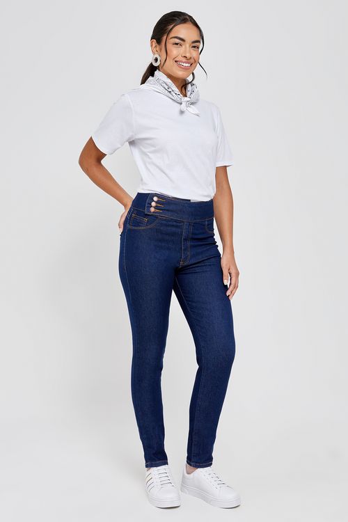 Calça Jeans Feminina Caedu Amaciada Confortável e Versátil