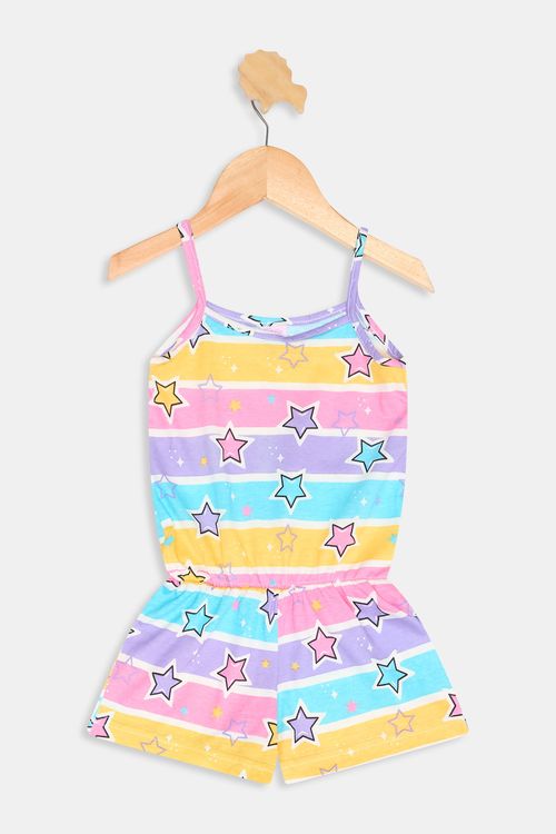 Macaquinho Infantil Caedu Rosa com Presilha (1-3 Anos)